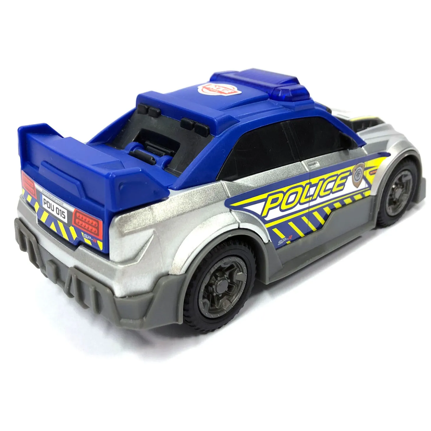 Dickie Politieauto Grijs met Licht en Geluid