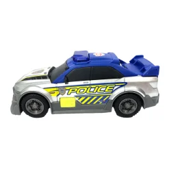 Dickie Politieauto Grijs met Licht en Geluid