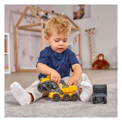 Dickie Volvo Constructie Werkvoertuigen Speelset, 3dlg.