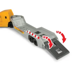 Dickie Volvo Micro Transporter met Werkvoertuigen