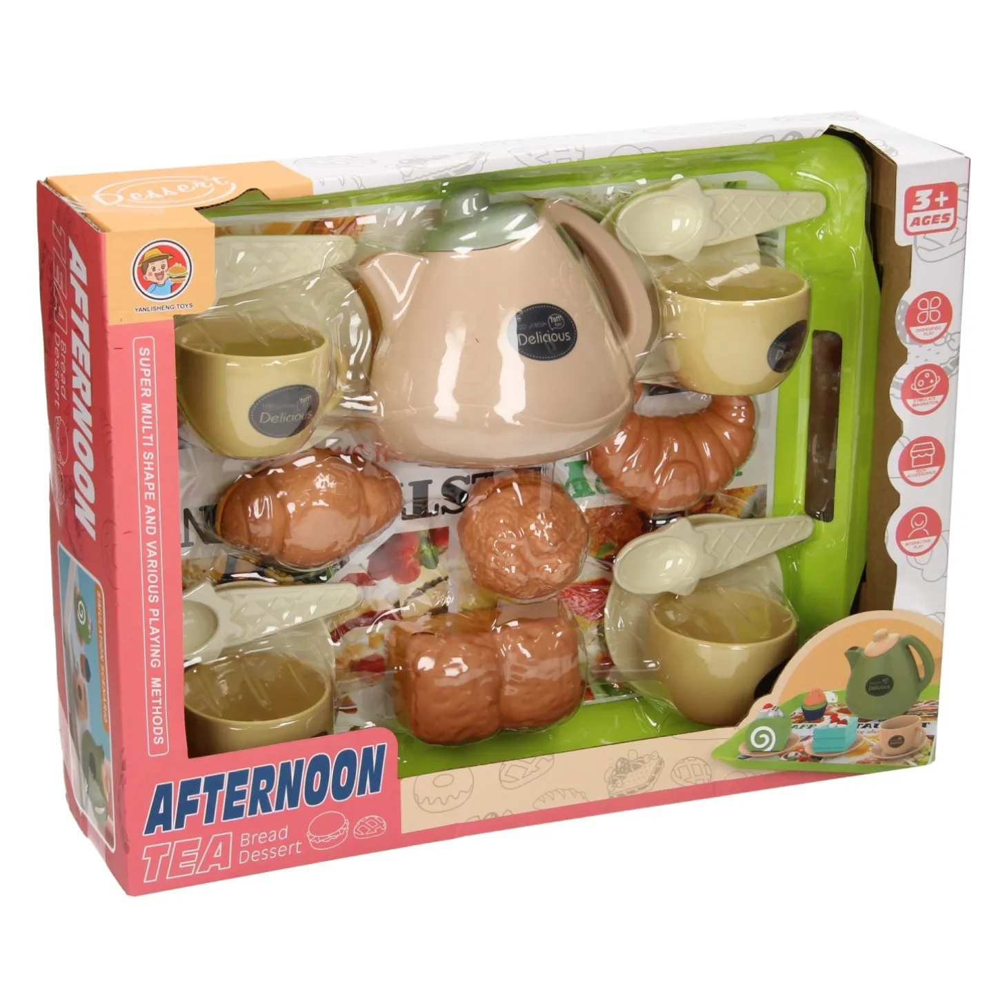 Dienblad Speeleten Ontbijt- en Theeset