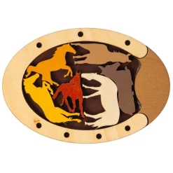 Dieren Wild Horses Breinpuzzel