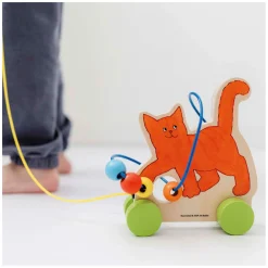 Dikkie Dik Houten Trekfiguur met Motoriekspiraal