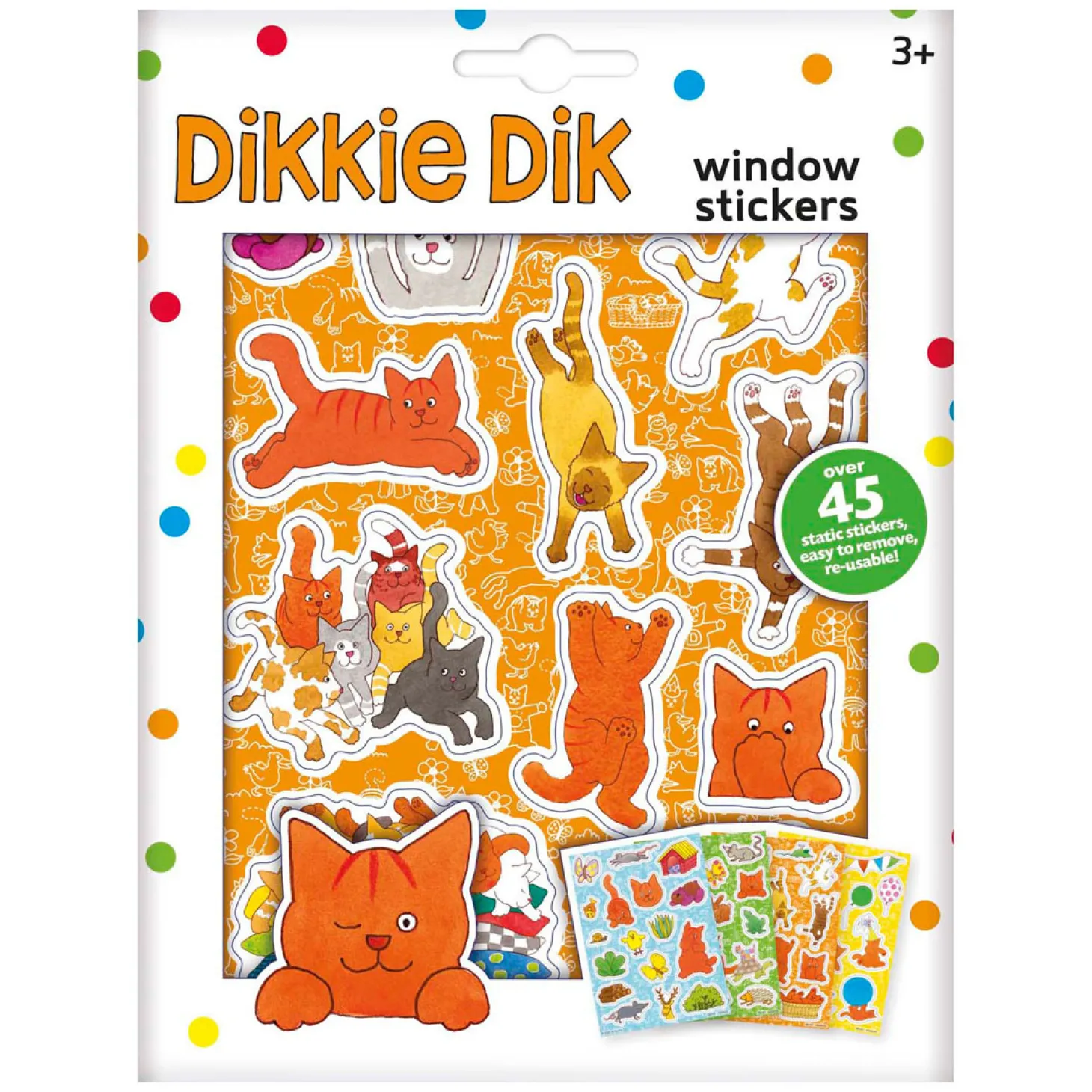 Dikkie Dik Raamstickers, 45dlg.