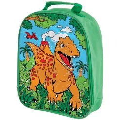 Dino Kleur je eigen Tas met Stiften