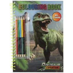 Dino Kleurboek met Potloden