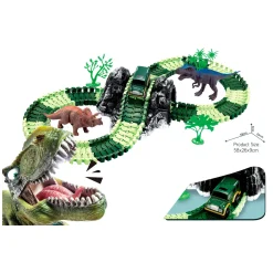 Dino Racebaan met Zelfrijdende Auto