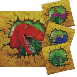 Dino Servetten, 16st. - 2 laags