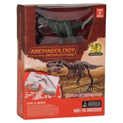 Dino Skelet Bikken - Rood