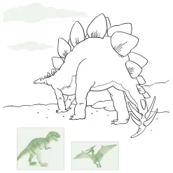 Dino Sticker Parade