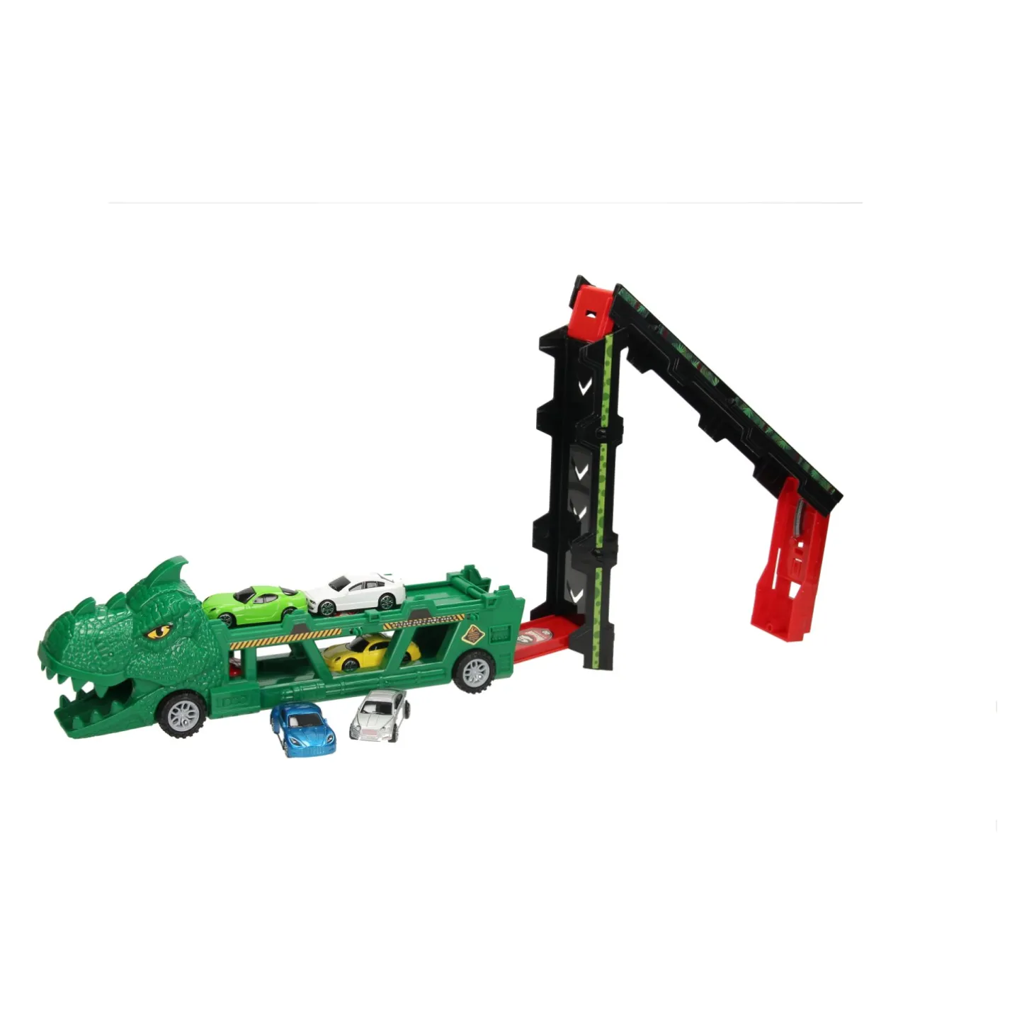 Dino Transporter met Afschietfunctie, 7dlg.