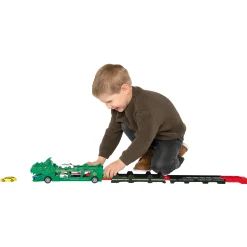 Dino Transporter met Afschietfunctie, 7dlg.