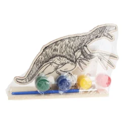 Dino Verfsetje Hout, 6dlg.