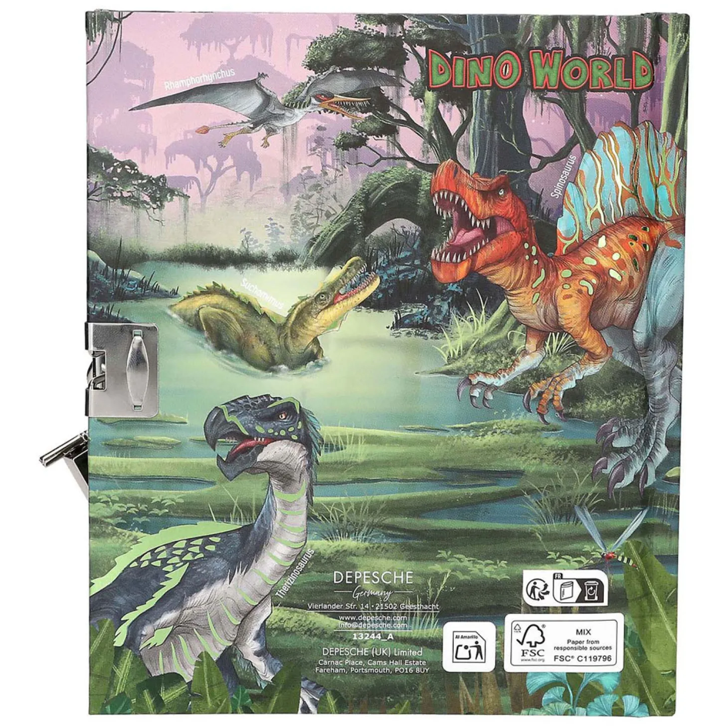 Dino World Dagboek met Slot