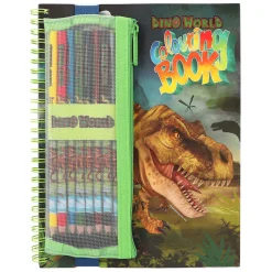 Dino World Kleurboek met Kleurpotloden