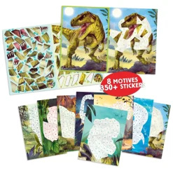Dino World Nummer Stickers Stickerboek
