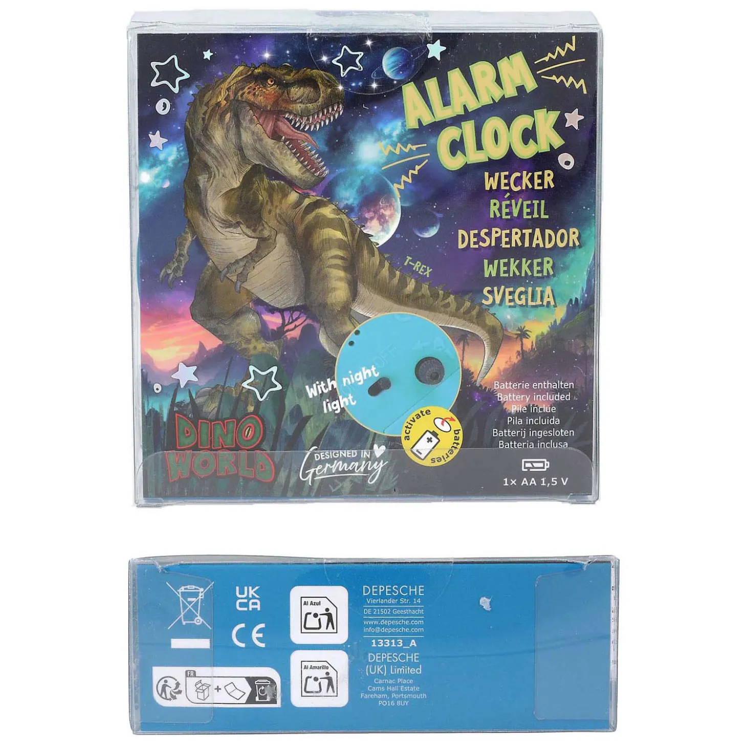 Dino World Wekker