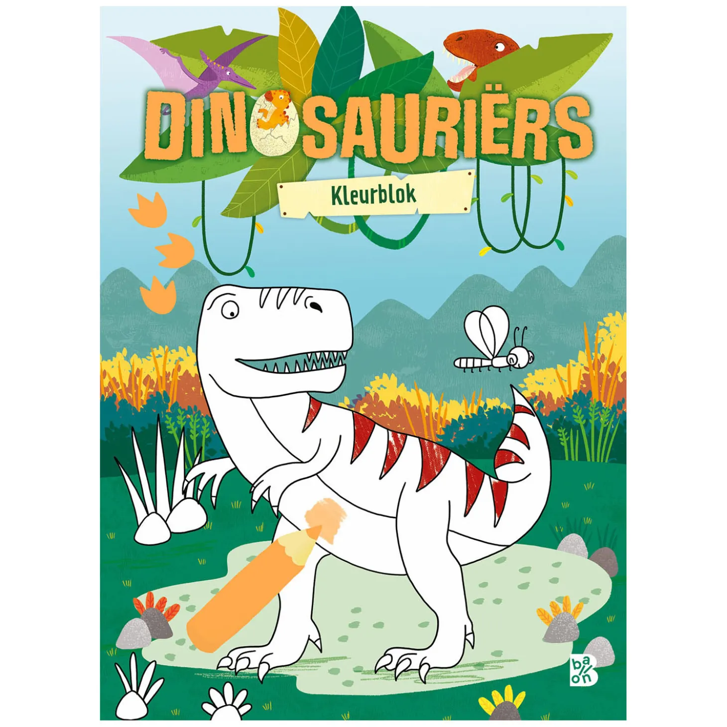 Dinosauriers Kleurblok