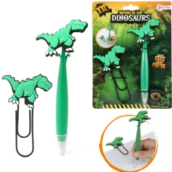 Dinosaurus Mega Paperclip met Pen