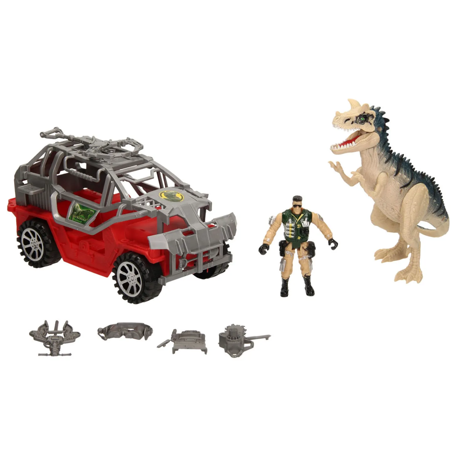 Dinosaurus Speelset Rood