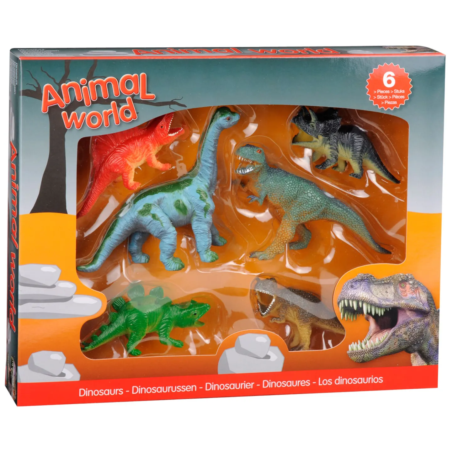 Dinosaurussen Giftbox, 6st.