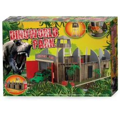 Dinoworld Houten Dinosaurus Park met Uitkijktoren Speelset