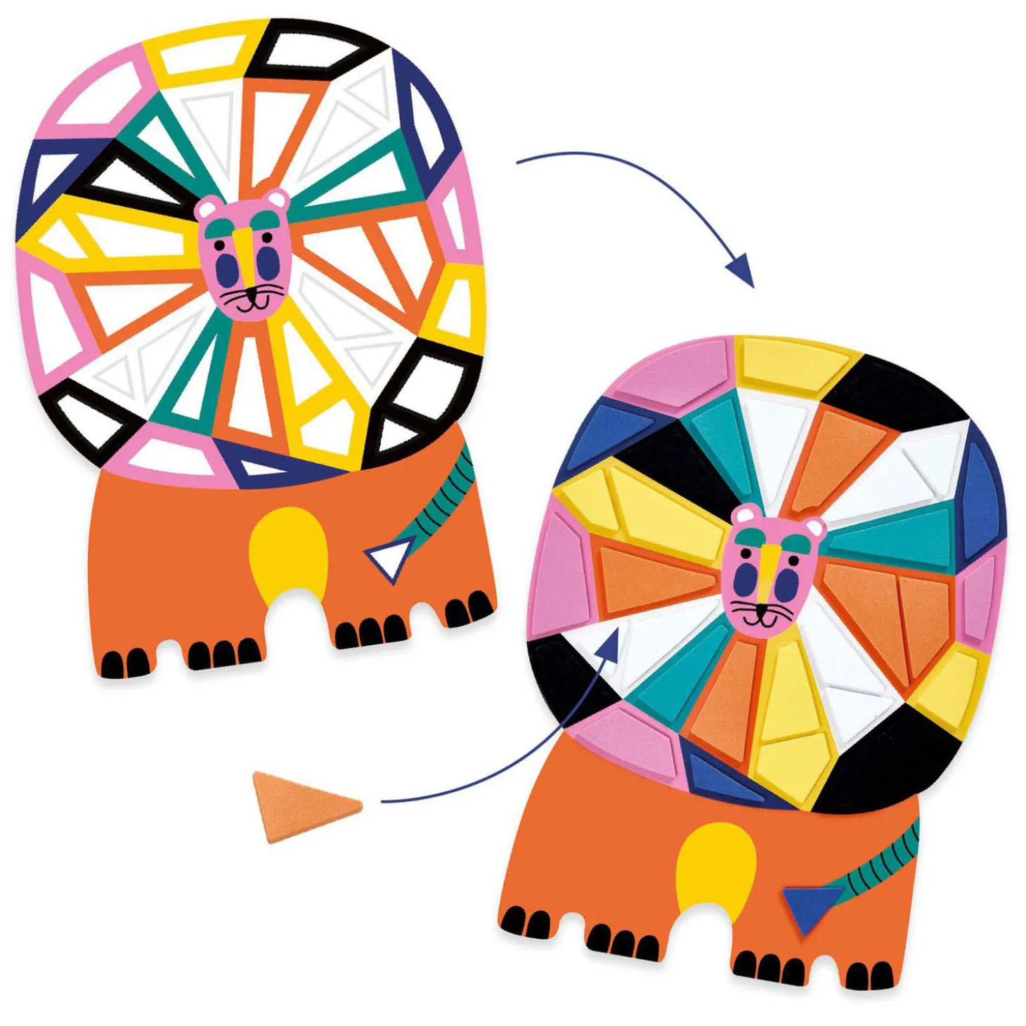 Djeco Afrika Mozaïek Knutseldoos