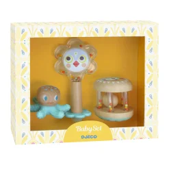 Djeco Baby Cadeausetje met Bijting en 2 Rammelaars