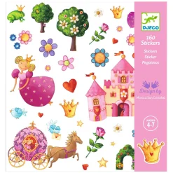 Djeco Boekje Stickers Prinses Marguerite - 160dlg.