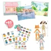 Djeco 'Bonjour Paris' Poezen Aankleedpopjes met Stickers