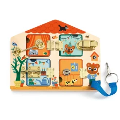 Djeco Cabanalock Houten Sloten Puzzel