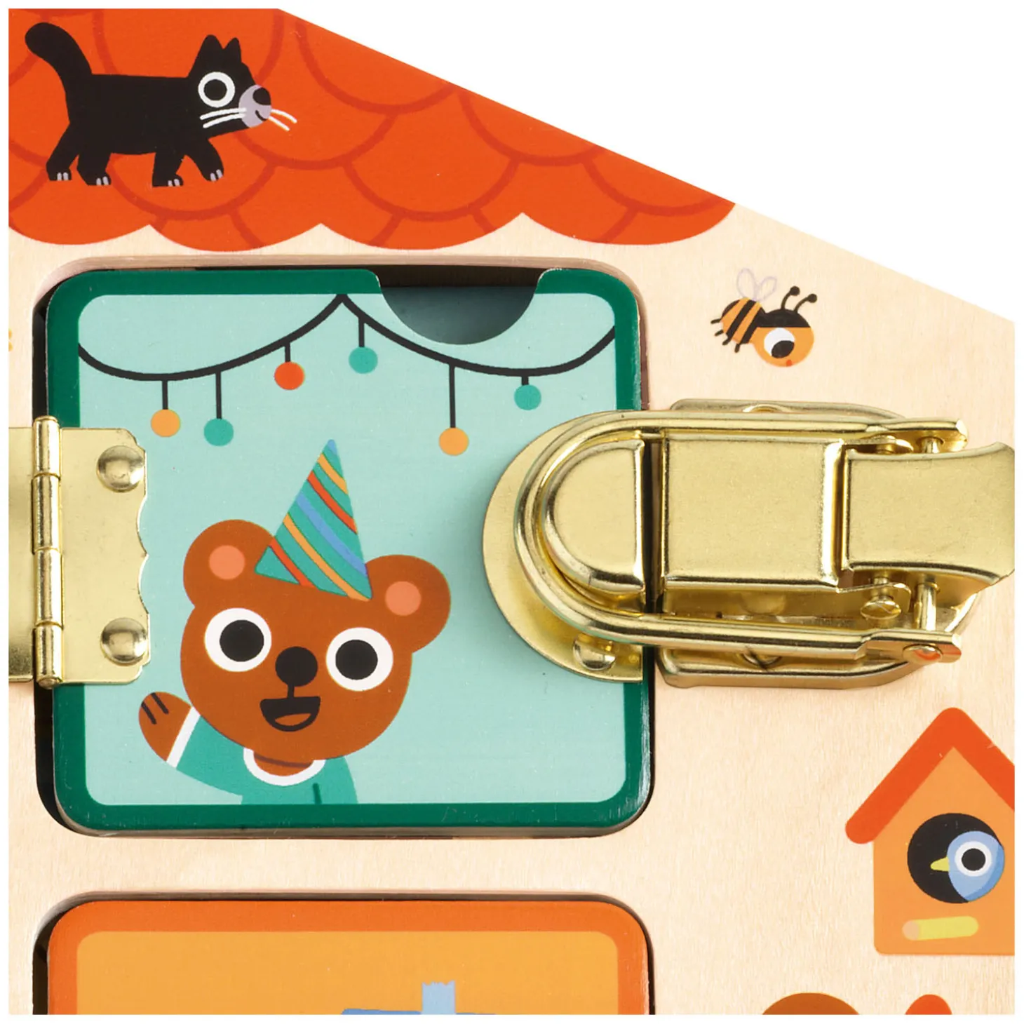 Djeco Cabanalock Houten Sloten Puzzel