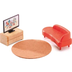 Djeco City House  Houten Poppenhuis incl. Meubels