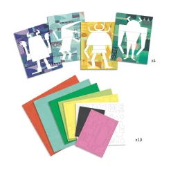 Djeco Collage Monsters