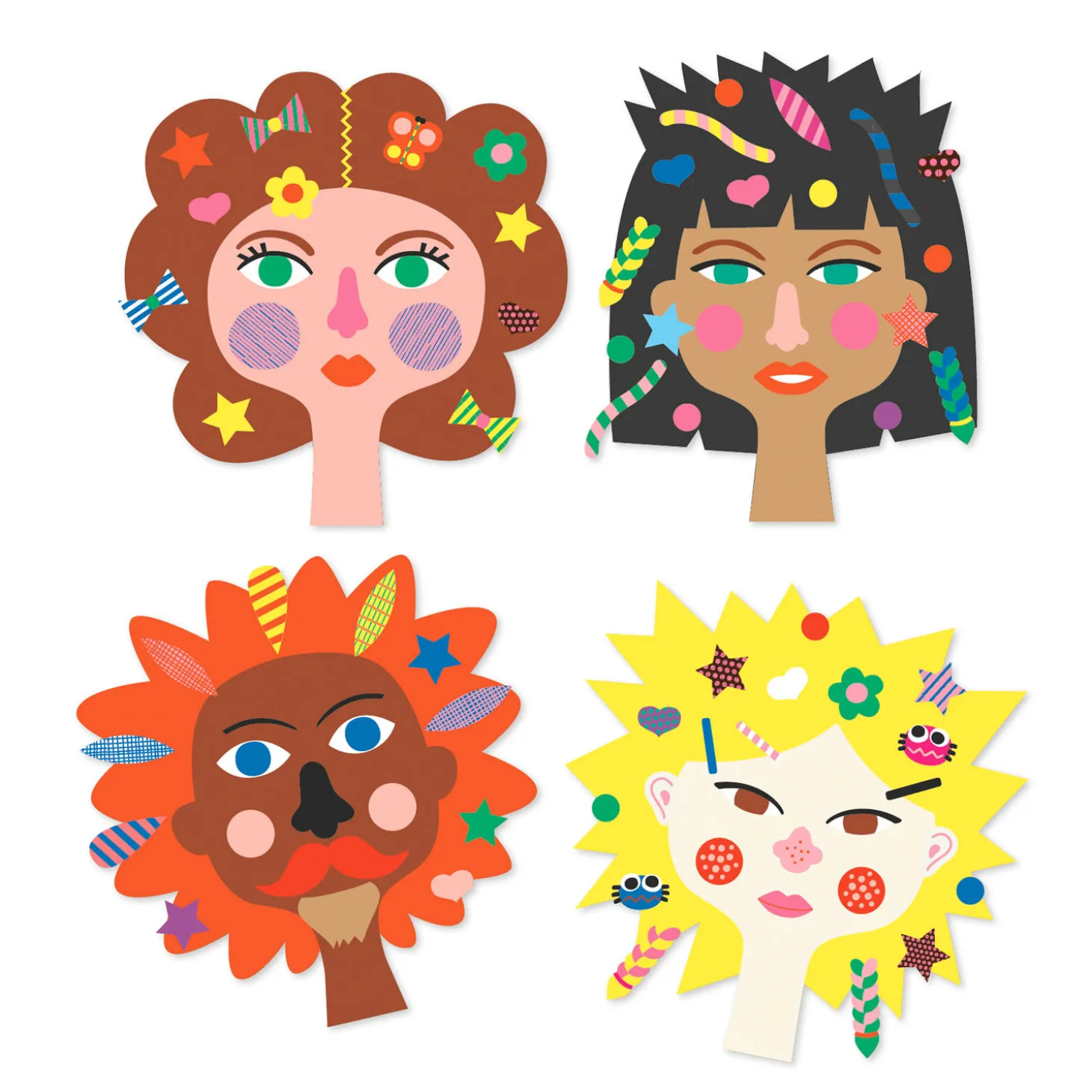 Djeco Creatief met Kapsels