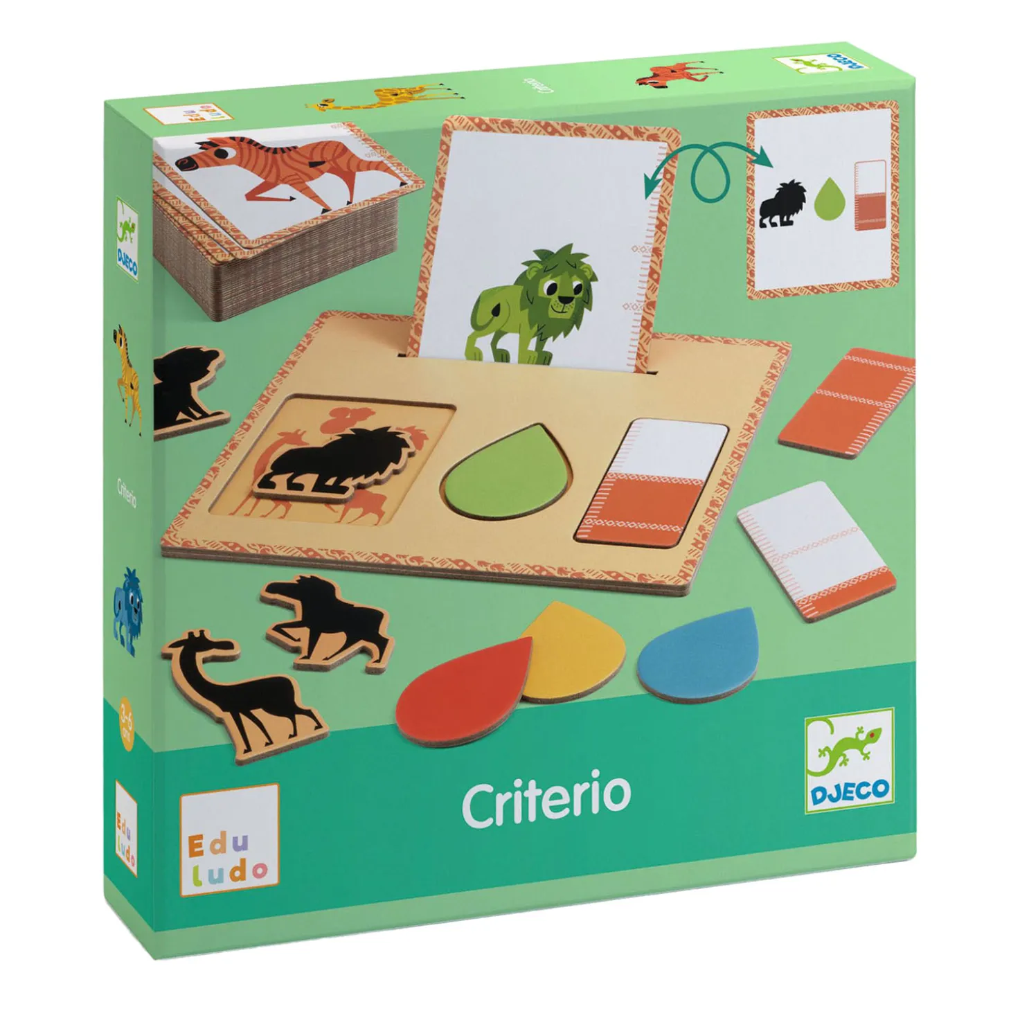 Djeco Criterio Dieren en Kleuren Herkennen Spel