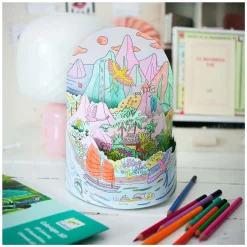 Djeco 3D Kleurplaat Eiland