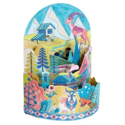 Djeco 3D Kleurplaat Koe