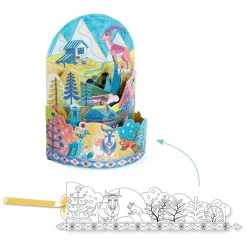 Djeco 3D Kleurplaat Koe