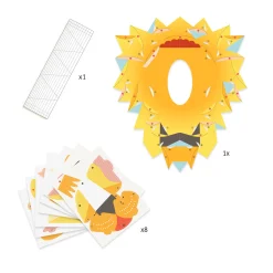 Djeco 3D Poster Maken - Leeuw