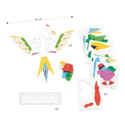 Djeco 3D Poster Maken - Vogel