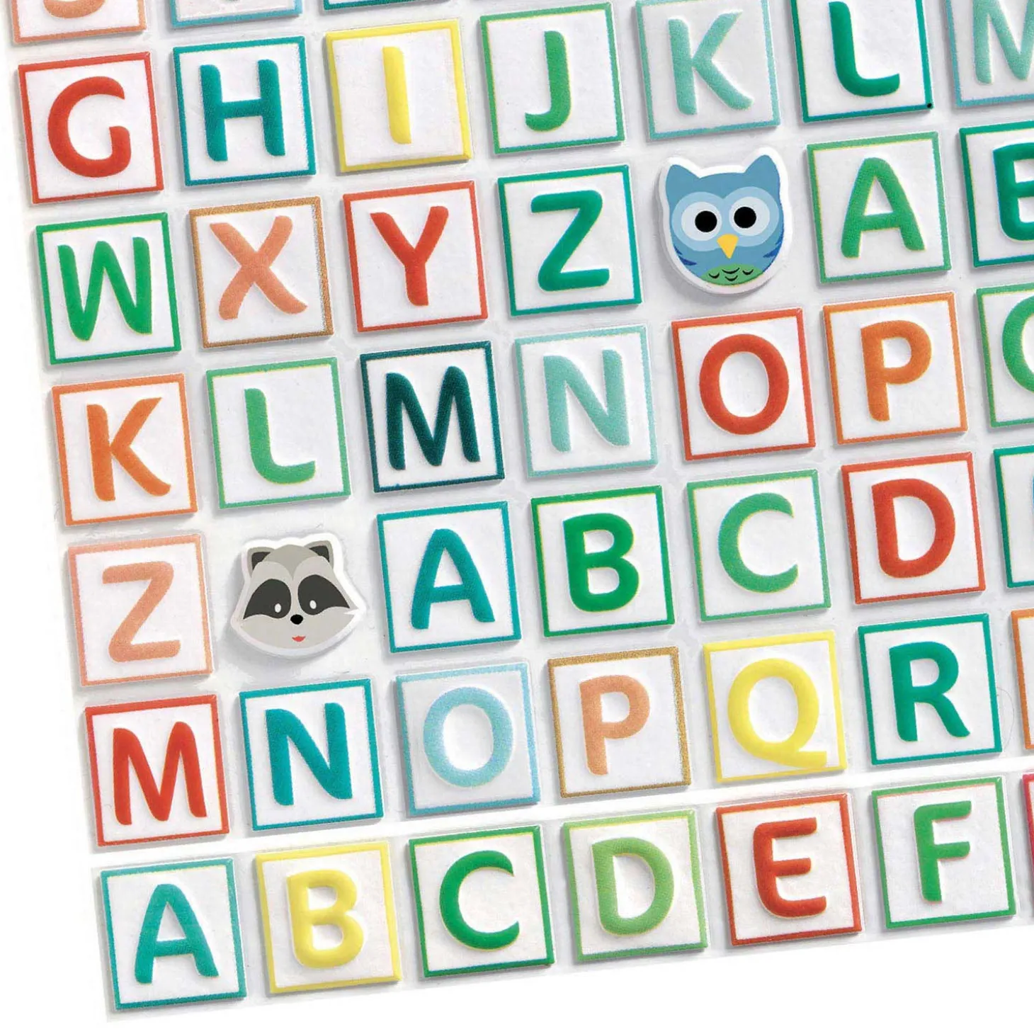 Djeco 3D Stickers Alfabet