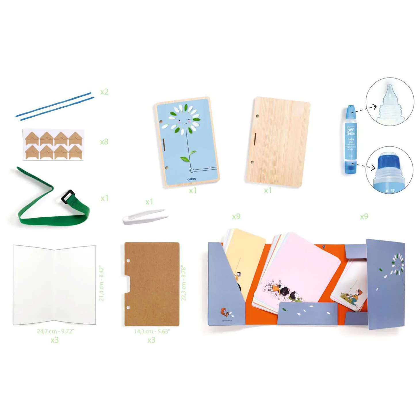 Djeco DIY - Knutselset Kaarten Natuur