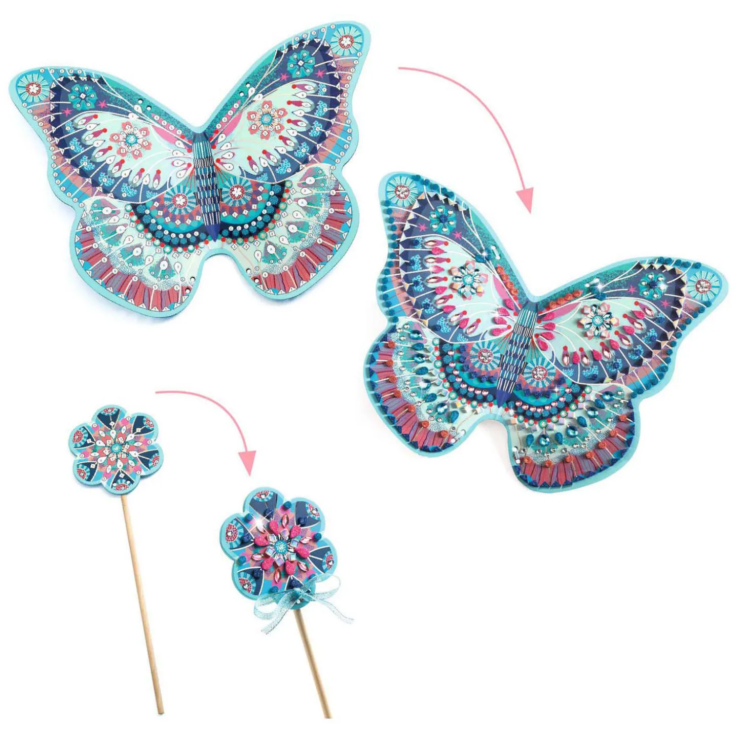 Djeco DIY - Knutselset Toverstaf en Feeenvleugels