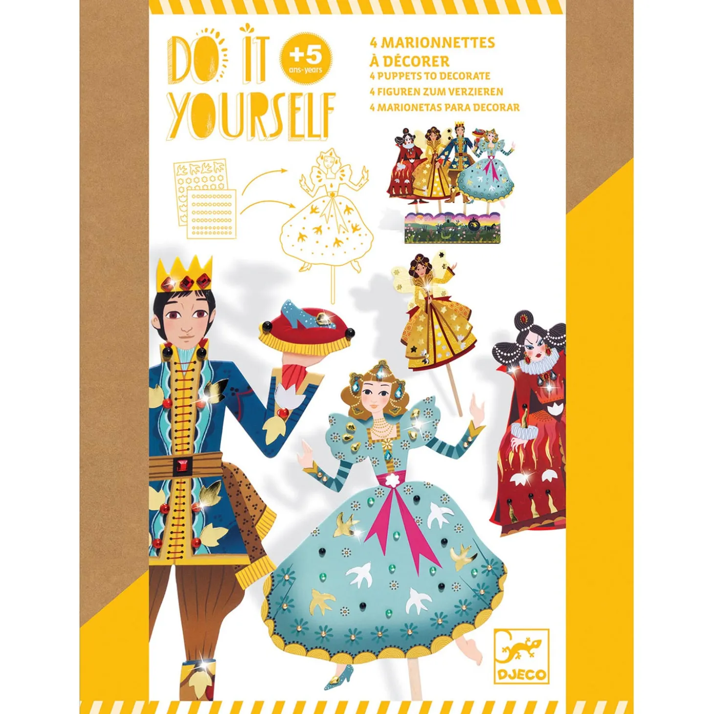 Djeco DIY Cinderella Figuren Maken