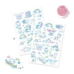 Djeco Glitter Tattoos - Eenhoorn