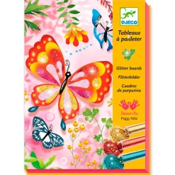 Djeco Glitterschilderijen - Vlinders