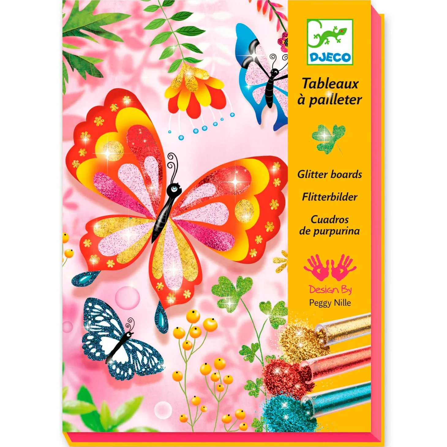 Djeco Glitterschilderijen - Vlinders