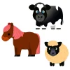 Djeco Grote Stickers - Boerderijdieren