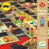 Djeco Grote Vloerpuzzel De Stad, 24 st.